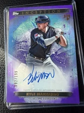 2024 Topps Inception AUTO /199 Kyle Manzardo #BRES-KM Inception  #BRES-KM