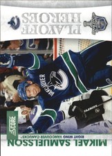 2010-11 Score Playoff Heroes #13 Mikael Samuelsson - HKY