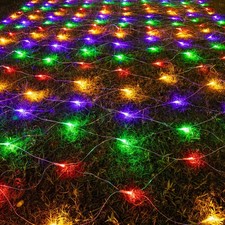 360 Led 13.1ft X 6.6ft String Lights Net Mesh Lights Christmas Net Lights 8 Mode