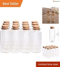 Mini Glass Bottles with Corks Perfect for Wedding Favors, Decorations, and ...