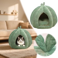 Cat Pumpkin Closed Cat Bed Removable Washable Dog Warm Universal Pet