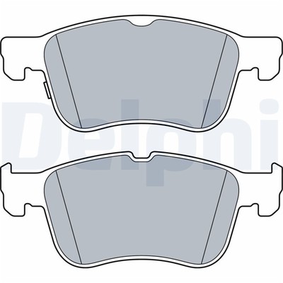 Delphi Bremsbeläge vorne für Ford Focus Kuga Puma