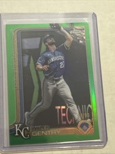 Tyler Gentry Rookie  2025 Topps Chrome Baseball 99/99 Green