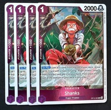 Shanks (065) OP13-065 Carrying On His Will Foil, Playset (x4)