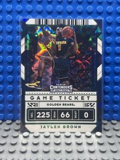 2020 Contenders Draft Picks Jaylen Brown Game Ticket Green Explosion #10 Cal