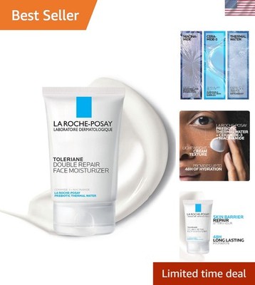 Toleriane Double Repair Face Moisturizer - 48hr Hydration, Fragrance-Free Care