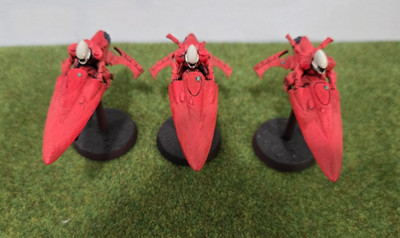WARHAMMER 40K ELDAR AELDARI WINDRIDER JETBIKES X 3