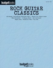 Rock Guitar Classics Tab Sheet Music Lyrics 43 Songs Hal Leonard Budget Book
