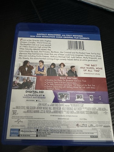 The Breakfast Club 30th Anniversary Edition Blu-ray - Picture 2 of 2