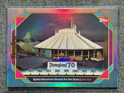 Topps Disneyland 70th Anniversary Base Rainbow Foil - Complete Your Set
