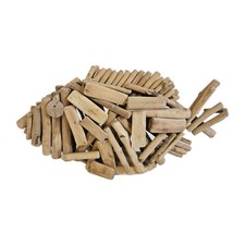 VTG Natural Driftwood Fish Art Handcrafted Wood Sculpture Beach Cottagecore 14"