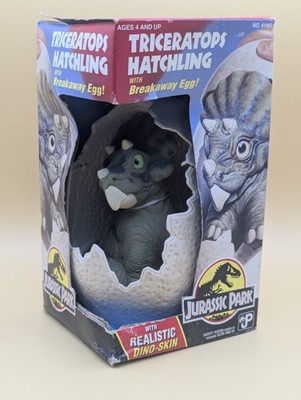 Figurine Jurassic Park Triceratops Byggis - Vintage 1994, Neuve En Boîte