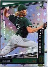 2020 Panini Chronicles #20 A.J. Puk Unparalleled Astral