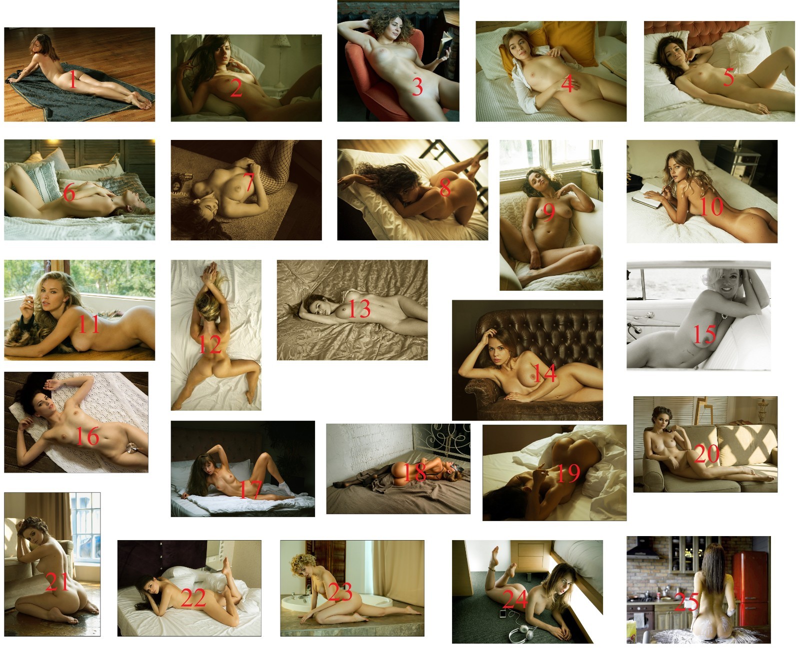 Fine Art Photography Nude Model Lady Girl Women’s Photo R155W-8