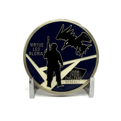 CHALLENGE COIN - 90 Security Forces Group F.E. Warren Crow Creek Challenge 2011