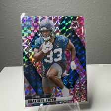 2025 Mosaic - Rookies Bhayshul Tuten #385 Camo Pink Mosaic Prizm (RC) JAGUARS 
