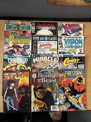 12 Comic Book Lot Marvel DC Disney Barn Find Reader Copy As-Is Spider-Man X-Men
