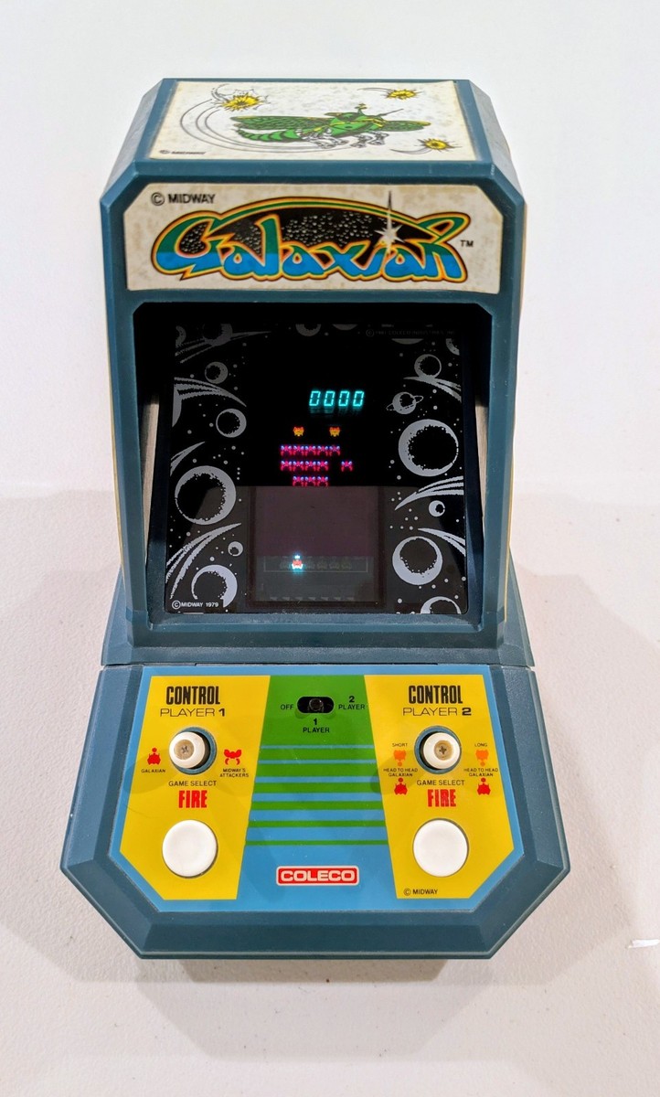 Vintage Original 1981 Galaxian Table Top Coleco Video Arcade Game