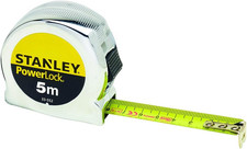 STANLEY 0-33-552 Powerlock Tape, 5M Metric Only