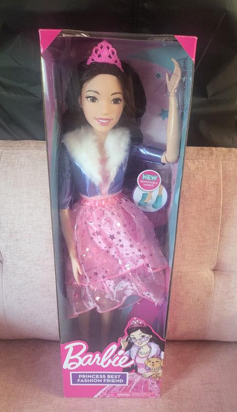 Barbie 28 inch Princess Best Fashion Friend Doll - Black Hai