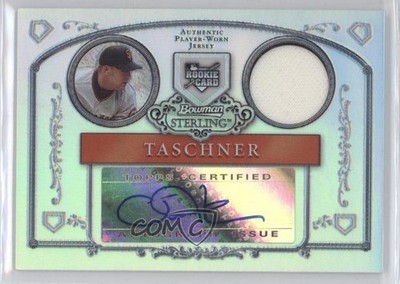 2006 Bowman Sterling Refractor 183/199 Jack Taschner #BS-JT Rookie Auto RC 0a1