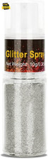 Hair and Body Glitter Spray,Silver Glitter Spray Dry Powder Makeup for Clothes,F