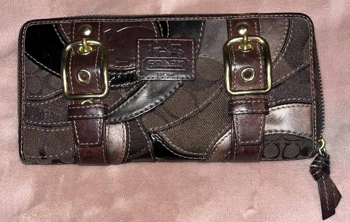 Coach Patchwork Wallet In Women's Wallets for sale | eBay