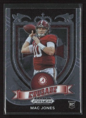 2021 Panini Prizm Draft Picks Collegiate #170 Mac Jones - NM/MT+