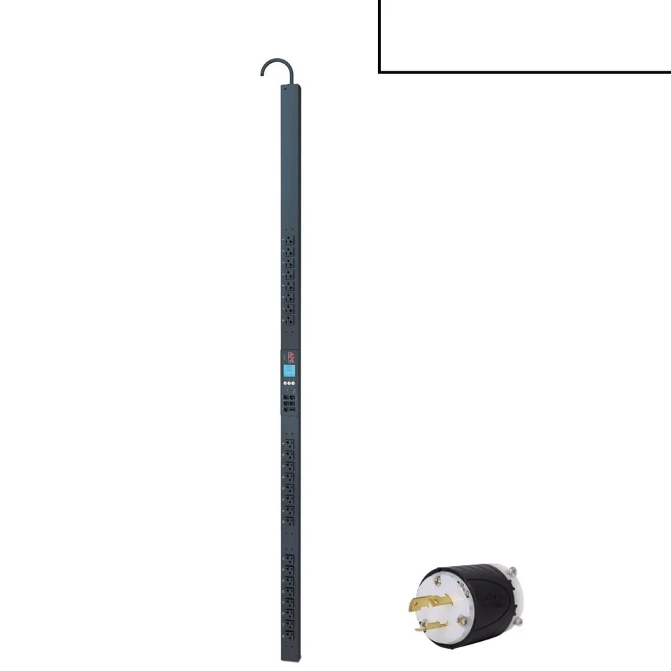 APC Rack Mount PDU, Metered 120V-208V/20A, (24) Outlets, Vertical Rack (AP8830) - Image 3 of 3