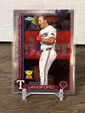 2025 Topps Chrome WYATT LANGFORD Texas Rangers #68