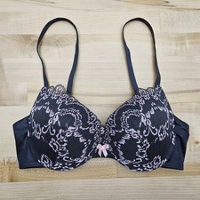 Maidenform Women's 32C Love the Lift All Over Lace Push Up Bra DM9900 Pink Black
