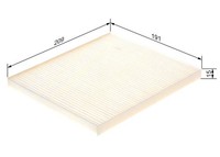 Bosch Filter, Innenraumluft 1 987 435 114 FüR Hyundai KIA