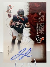 2025 Topps Signature Class Woody Marks Rookie Crystal Clear Auto On Card RC 