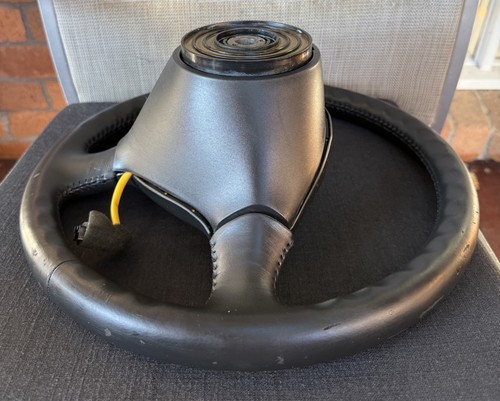 NISSAN 1991-97 BLUEBIRD N13 SSS GENUINE COMPLETE BLACK STEERING WHEEL & PAD!! - Afbeelding 16 van 19