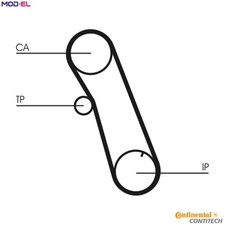 TIMING BELT CT616 FOR FORD ESCORT/'86/Courrier/Express/'81/Mk/IV/Turnier/Break