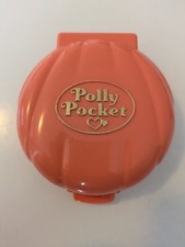 Vintage 1989 Polly Pocket Beach Party Orange Compact Bluebird  Read Description