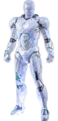 Iron Man 2 Iron Man Mark IV Sub-Zero Fractal Armor MMS830D76 Hot Toys Exclusive