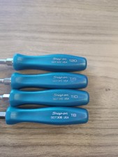 Snap-on Tools Pearl Blue Mini Screwdriver Set Sddx40b Rare Snap-on Tools Pearl Blue Mini Screwdriver Set Sddx40b Rare