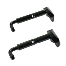 4/4 Violin Seperate Chinrest Screw Clamp Black Color Plating Nickel Silver Alloy