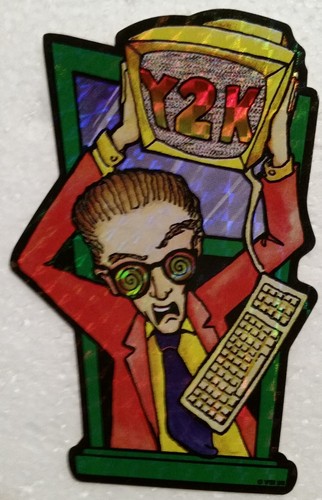 Y2K--NEW--Vintage--27 Years Old--1998--Prismatic Vending Machine Sticker (#380)