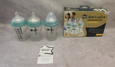 TOMMEE TIPPEE ADVANCED ANTI-COLIC BABY BOTTLES 3 / 9OZ HEAT SENSING BOTTLES