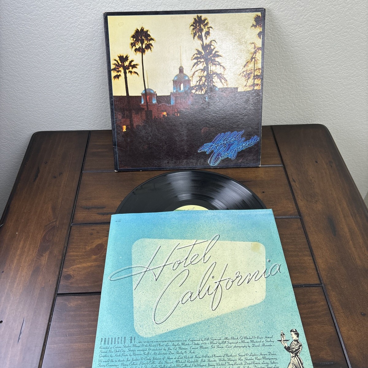 The Eagles Hotel California LP EX Vinyl Asylum 1976 | eBay