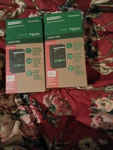 lot of 2Square D25KA 2-Pole Whole Home Surge Protection Device for Square DHomel