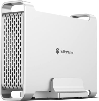 1 Bay USB3.1 Typ-C Externes Festplattengehäuse für 2,5'' SATA HDD SSD 10Gbit/s 4T