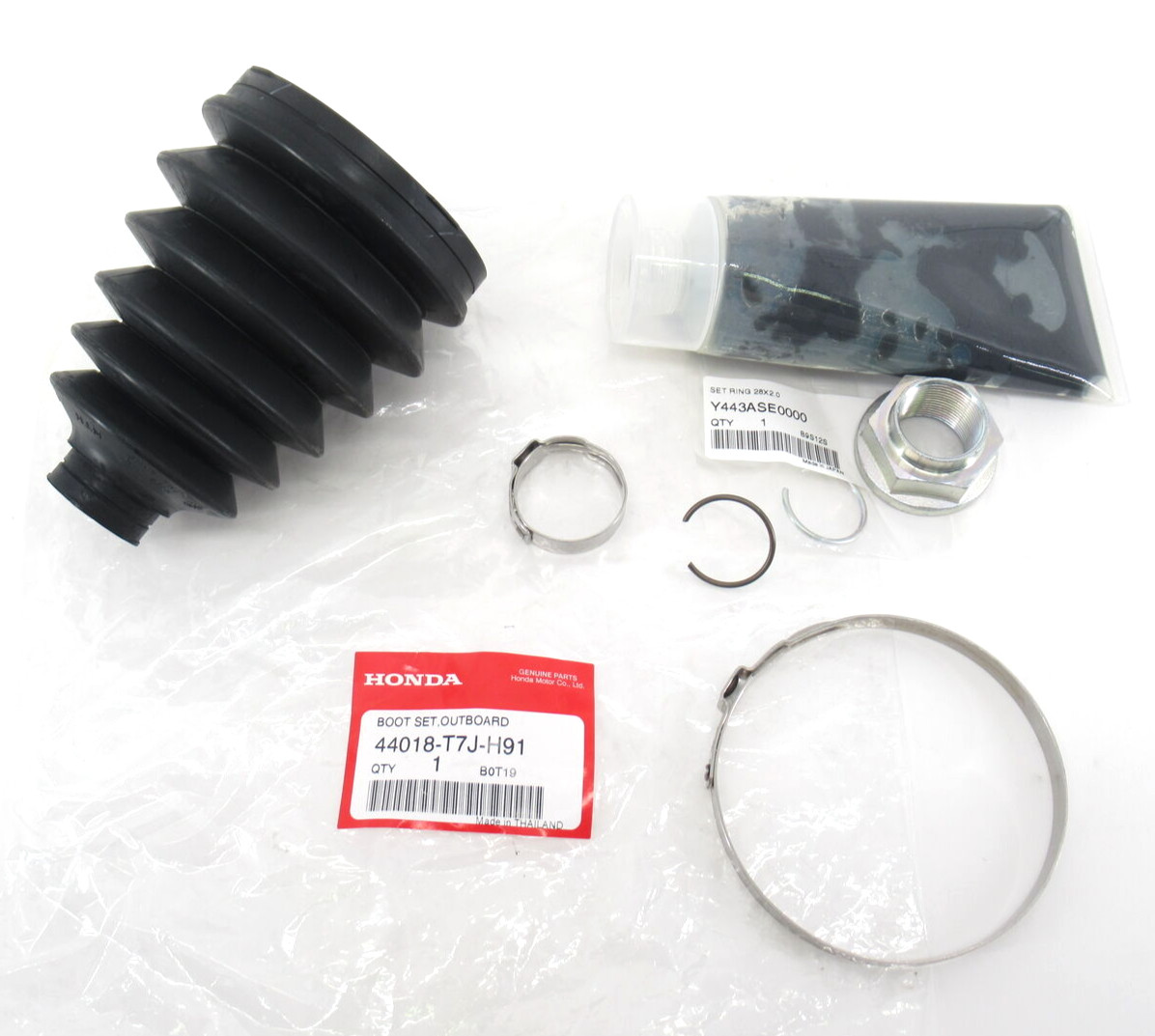 Genuine OEM Honda 44018-T7J-H91 CV Boot Set Outboard 2015-20