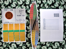 1 Dozen  28 REGULAR "NOT Sure" BABY TIP BOARDS 101-108 Pull Tab Jar Tickets