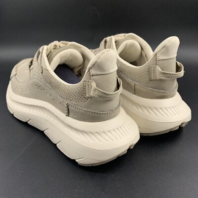 MENS US 9 UGG CA805 V2 NUBUCK SNEAKER KHAKI LEATHER LOW TOP