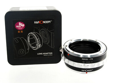 K&F Concept  NIK(G)-FX Adapter NIkon (G) Objektiv an Fuji X-Mount - 10117