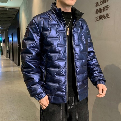 Men Down Puffer Jacket Bright Plus Size 