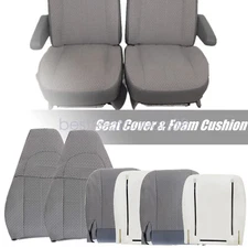For 03-14 Chevy Express & GMC Savana Both Side Cloth Seat Cover & Foam Cushion